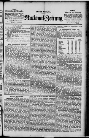 National-Zeitung vom 26.11.1903