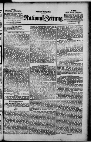 National-Zeitung on Dec 1, 1903