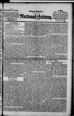 National-Zeitung on Dec 3, 1903