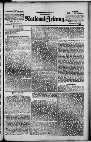 National-Zeitung on Dec 10, 1903