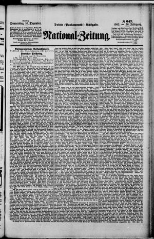 National-Zeitung on Dec 10, 1903