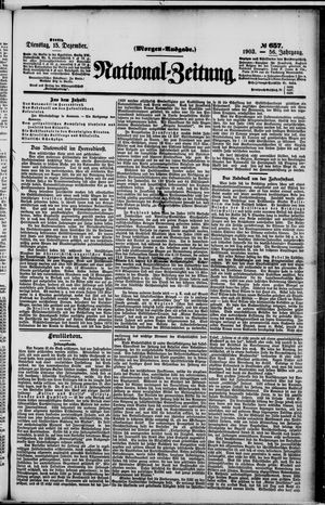 National-Zeitung on Dec 15, 1903