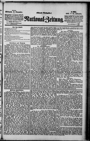 National-Zeitung vom 16.12.1903