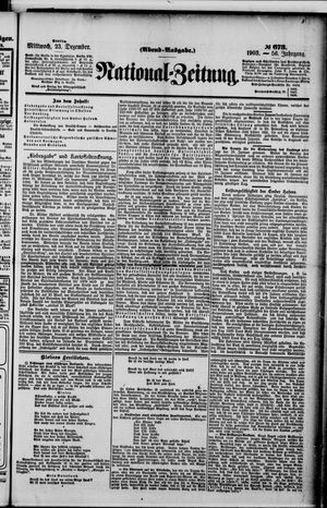 National-Zeitung vom 23.12.1903