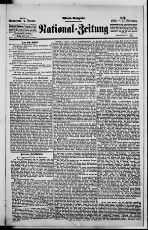 Nationalzeitung vom 02.01.1904