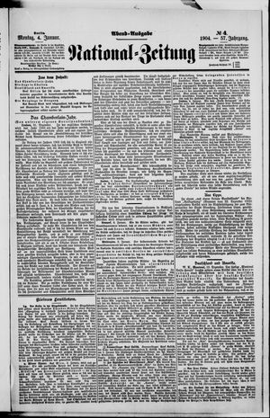 Nationalzeitung vom 04.01.1904