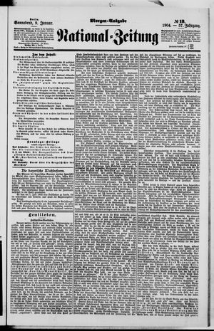 Nationalzeitung vom 09.01.1904