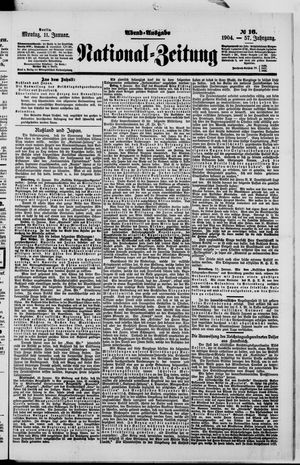 National-Zeitung vom 11.01.1904
