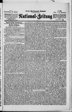 National-Zeitung vom 14.01.1904