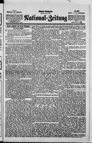 Nationalzeitung vom 18.01.1904