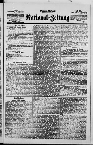 National-Zeitung vom 20.01.1904
