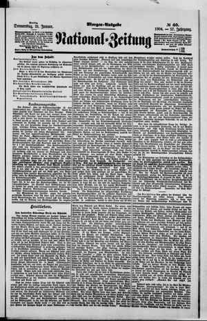 National-Zeitung vom 21.01.1904