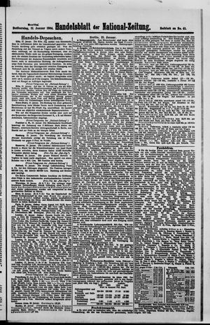 National-Zeitung vom 21.01.1904