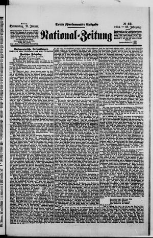 National-Zeitung vom 21.01.1904