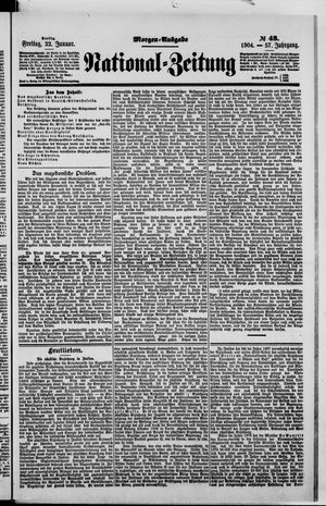 Nationalzeitung vom 22.01.1904