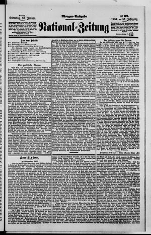 Nationalzeitung vom 26.01.1904