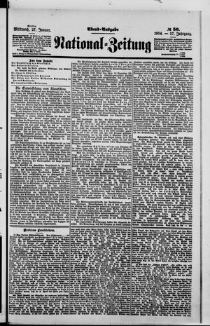 National-Zeitung vom 27.01.1904