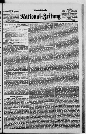 National-Zeitung vom 04.02.1904