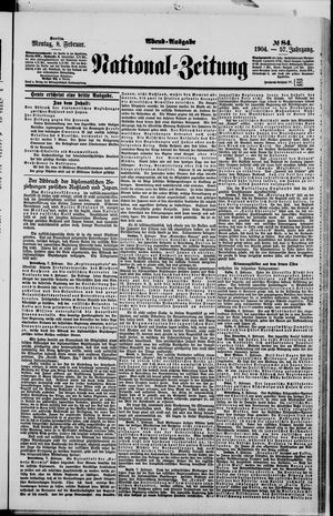 Nationalzeitung on Feb 8, 1904