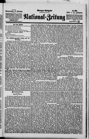 Nationalzeitung vom 11.02.1904