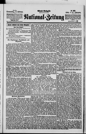 Nationalzeitung vom 11.02.1904