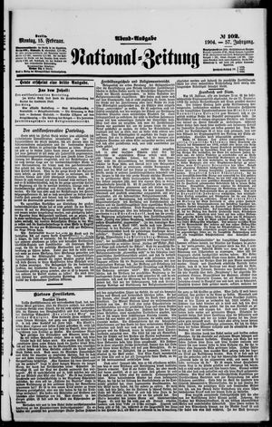 Nationalzeitung vom 15.02.1904