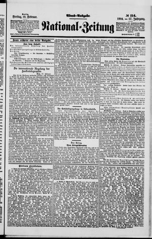 National-Zeitung on Feb 19, 1904