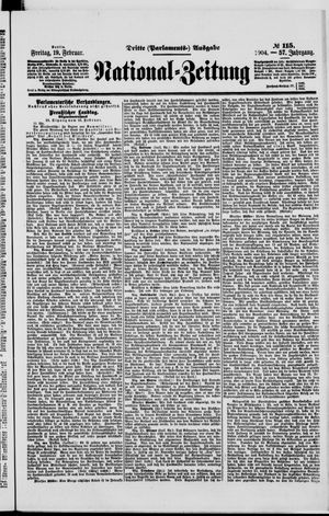 National-Zeitung on Feb 19, 1904