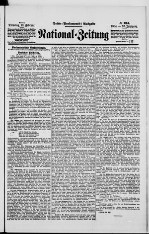 Nationalzeitung vom 23.02.1904