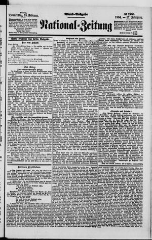 Nationalzeitung vom 25.02.1904