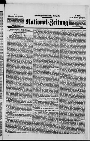 National-Zeitung vom 29.02.1904