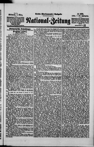National-Zeitung vom 09.03.1904