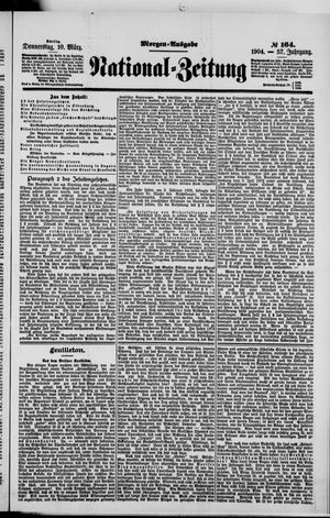 Nationalzeitung vom 10.03.1904