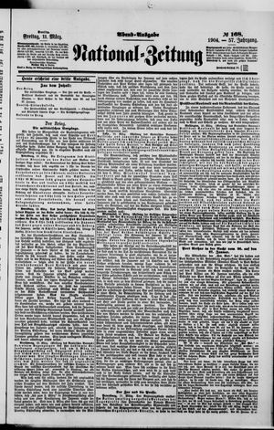 Nationalzeitung vom 11.03.1904