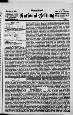 Nationalzeitung vom 13.03.1904