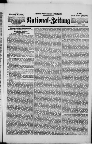 Nationalzeitung vom 16.03.1904