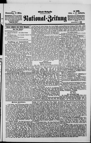 National-Zeitung vom 17.03.1904