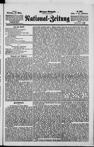 Nationalzeitung vom 20.03.1904