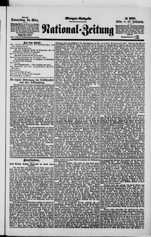 Nationalzeitung vom 24.03.1904
