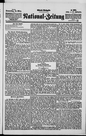 Nationalzeitung vom 24.03.1904