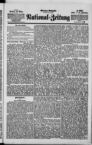 Nationalzeitung vom 25.03.1904