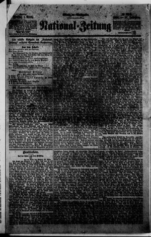 Nationalzeitung vom 01.04.1904