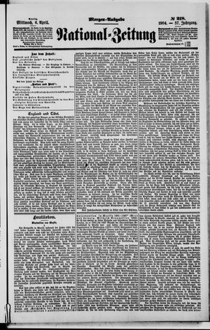 Nationalzeitung vom 06.04.1904