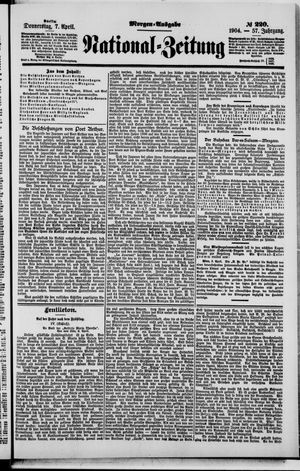 Nationalzeitung on Apr 7, 1904
