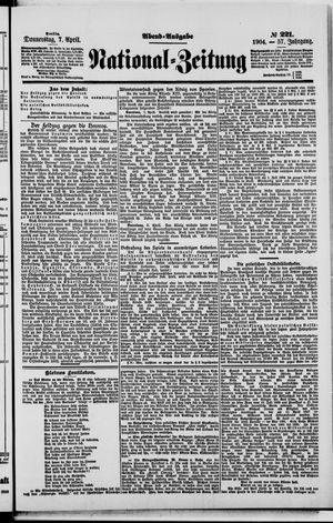Nationalzeitung vom 07.04.1904