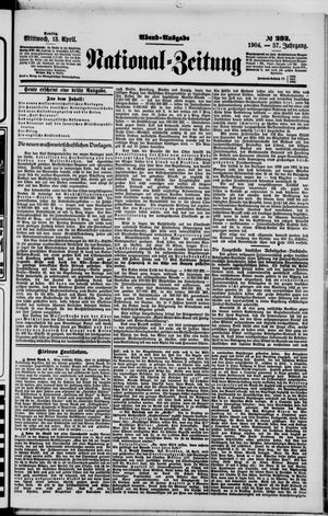 National-Zeitung vom 13.04.1904