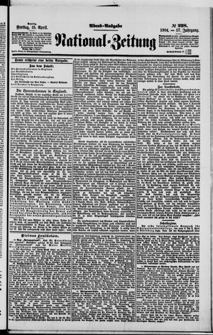 Nationalzeitung vom 15.04.1904