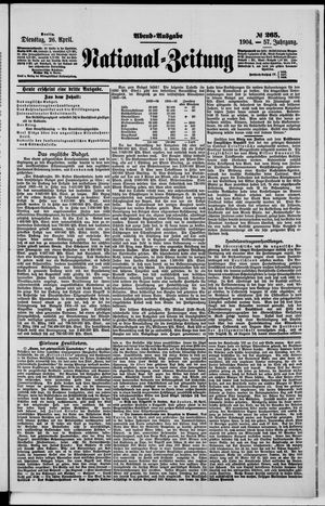 National-Zeitung vom 26.04.1904