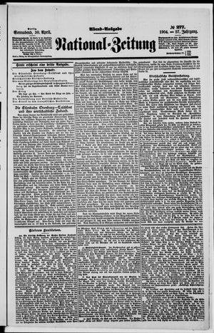 Nationalzeitung vom 30.04.1904