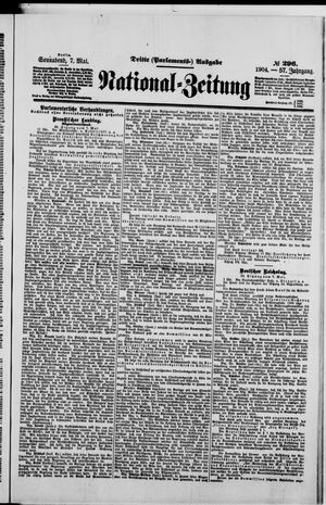 Nationalzeitung vom 07.05.1904